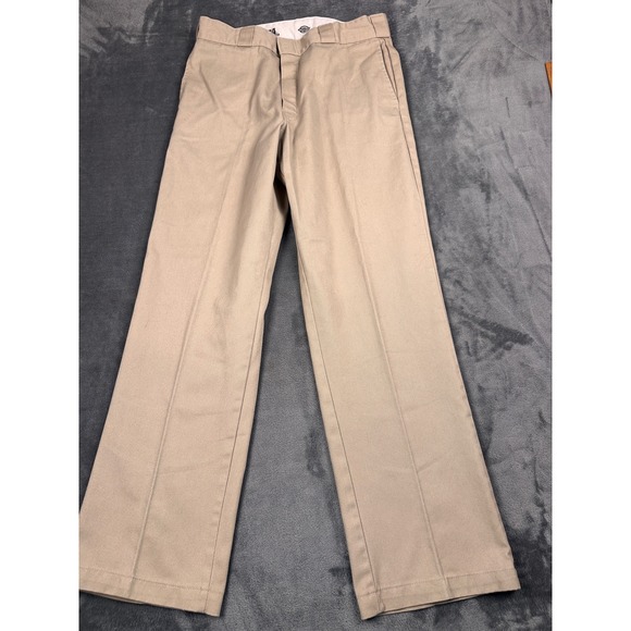 Dickies Other - Dickies 874 Original Fit Khaki Work Pants Men 34x32 Tan Straight Leg Twill Chino